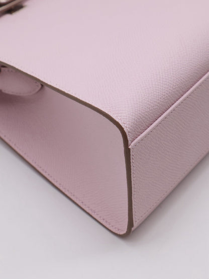 HERMES Kelly sport PM - Mauve Pale 09 夢幻粉銀 B