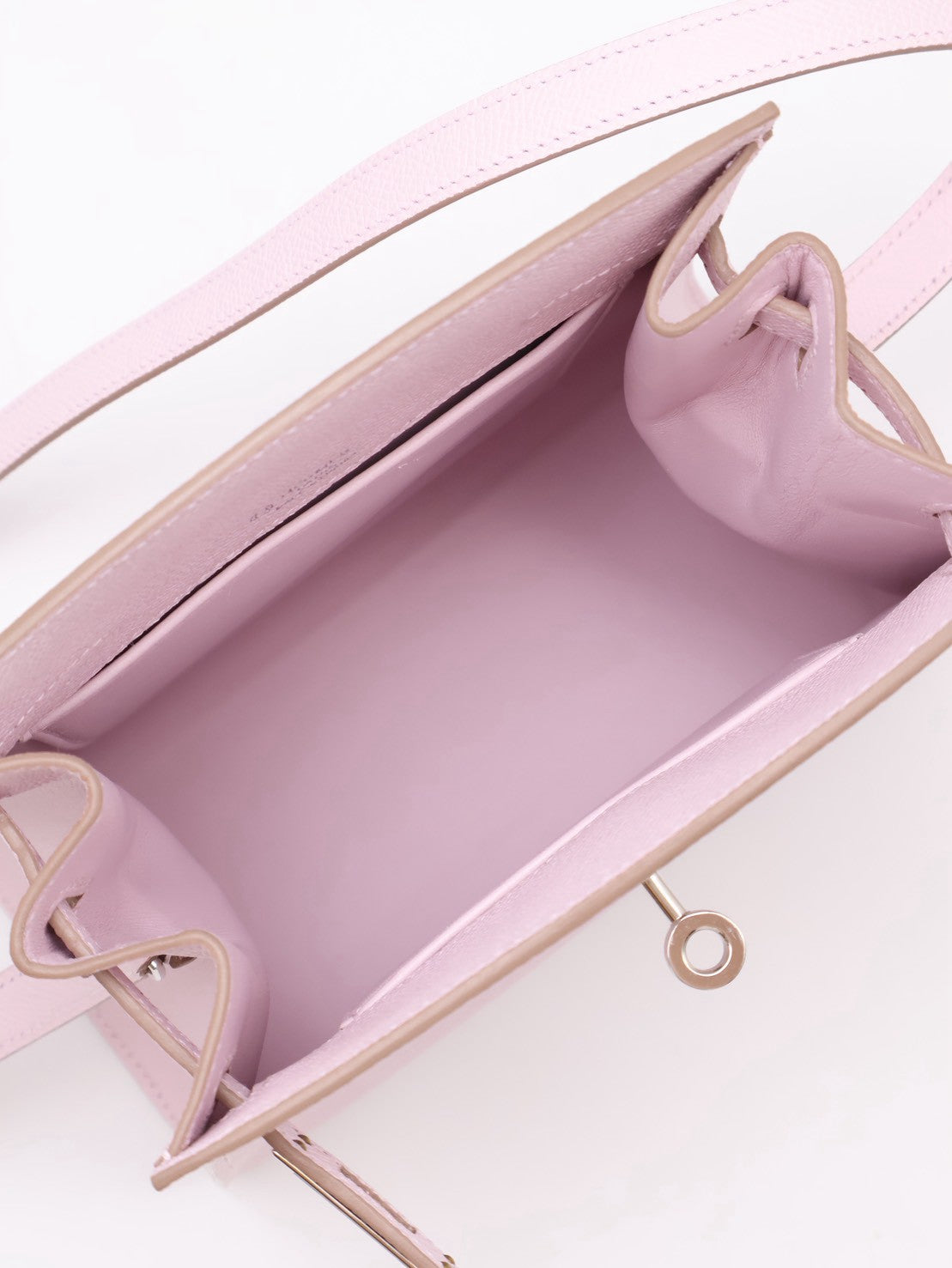HERMES Kelly sport PM - Mauve Pale 09 夢幻粉銀 B