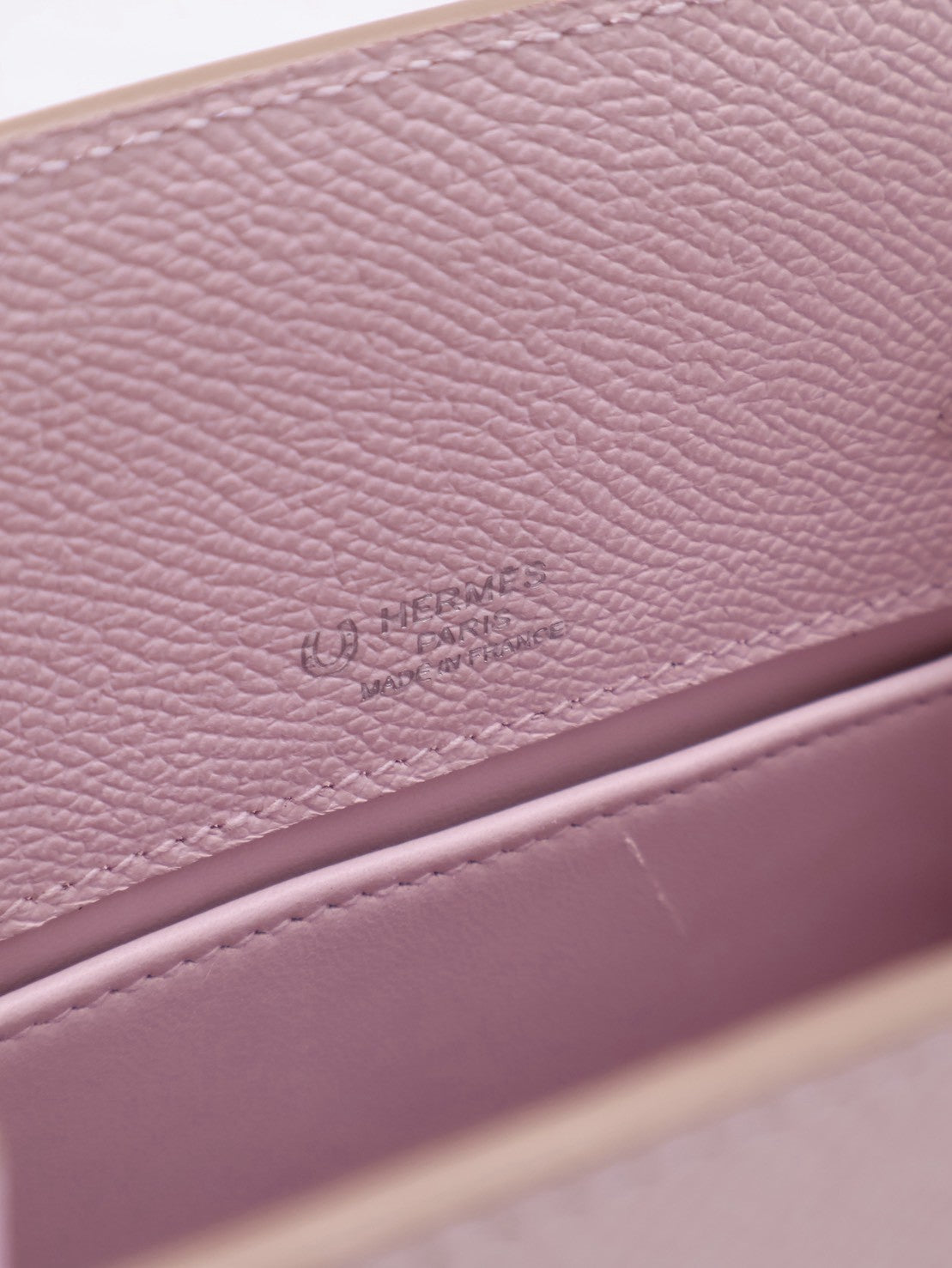 HERMES Kelly sport PM - Mauve Pale 09 夢幻粉銀 B