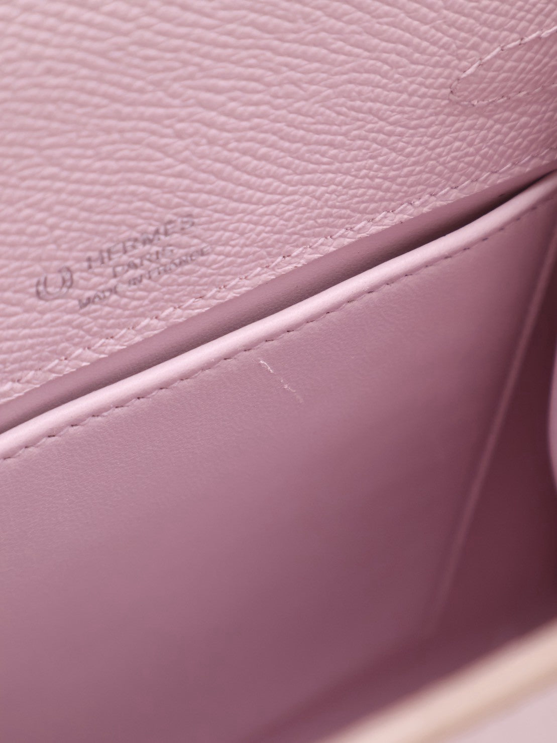 HERMES Kelly sport PM - Mauve Pale 09 夢幻粉銀 B