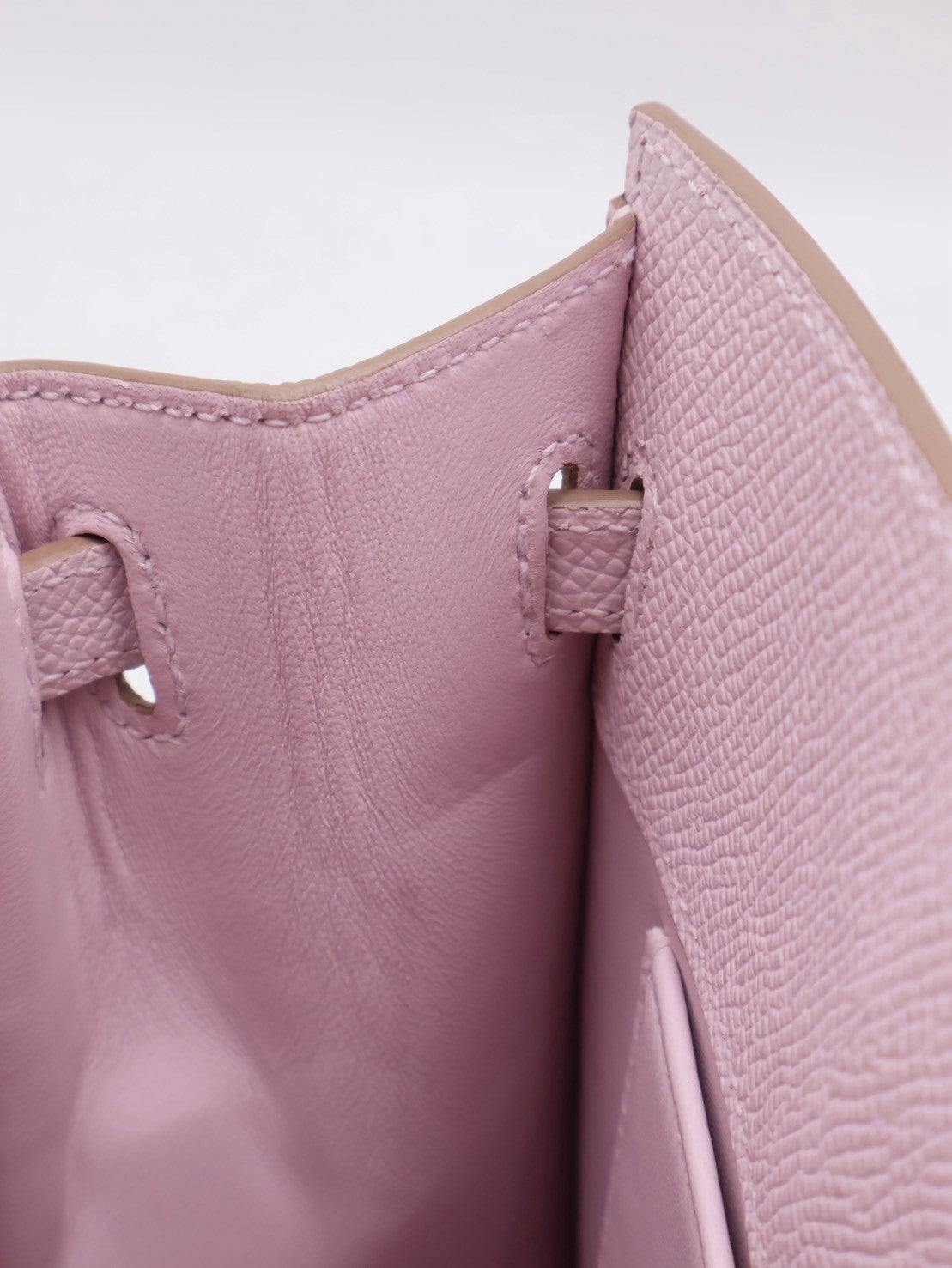 HERMES Kelly sport PM - Mauve Pale 09 夢幻粉銀 B
