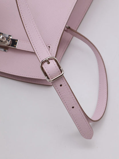 HERMES Kelly sport PM - Mauve Pale 09 夢幻粉銀 B