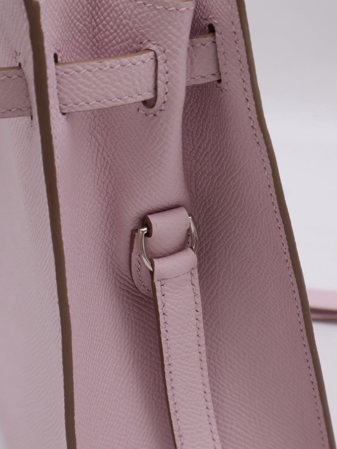 HERMES Kelly sport PM - Mauve Pale 09 夢幻粉銀 B