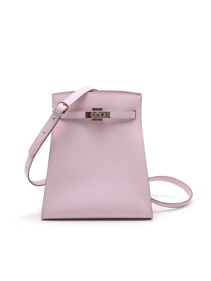 HERMES Kelly sport PM - Mauve Pale 09 夢幻粉銀 B