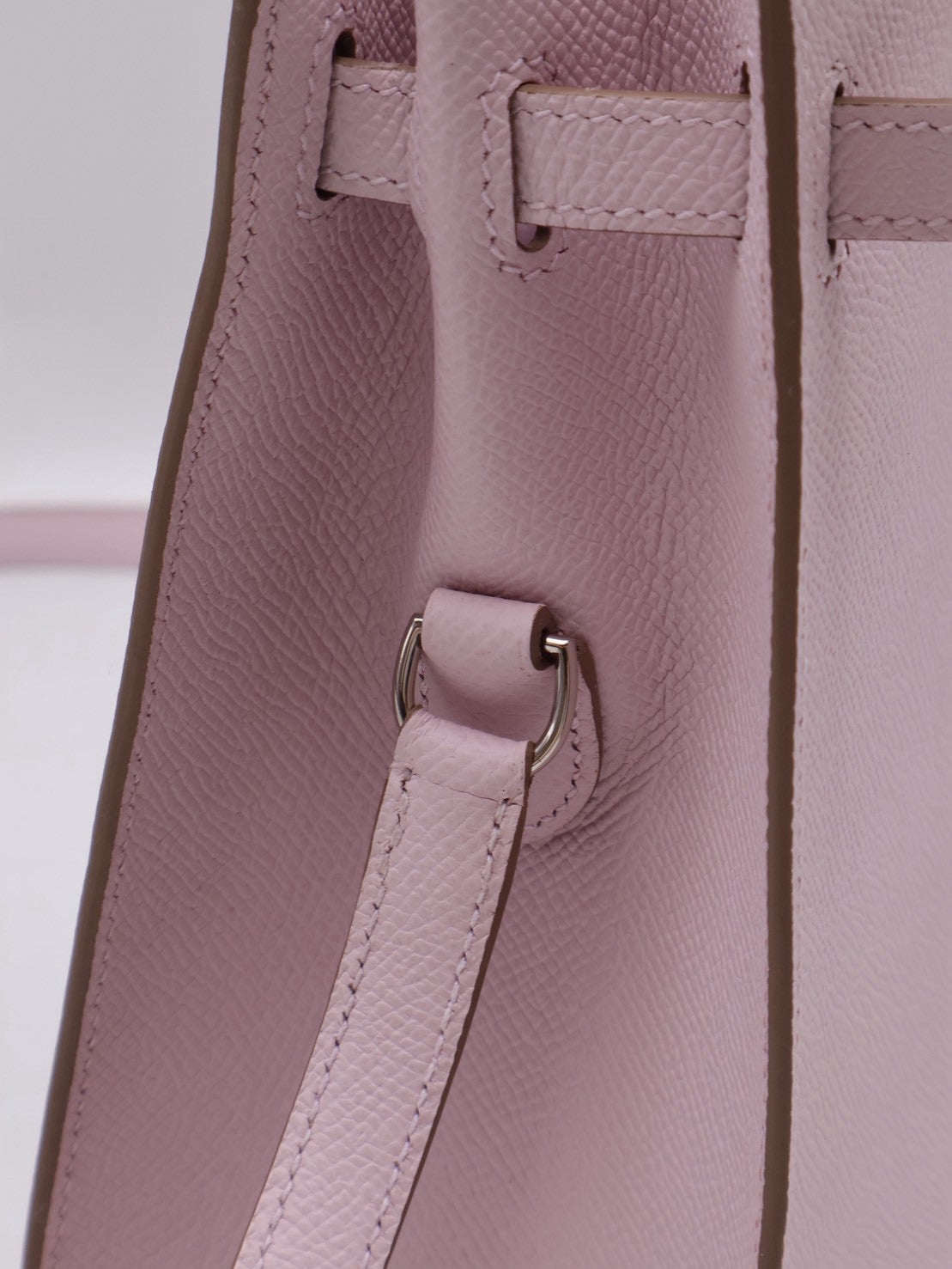 HERMES Kelly sport PM - Mauve Pale 09 夢幻粉銀 B