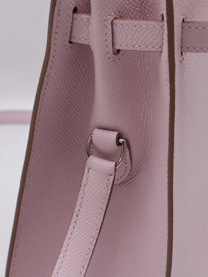 HERMES Kelly sport PM - Mauve Pale 09 夢幻粉銀 B