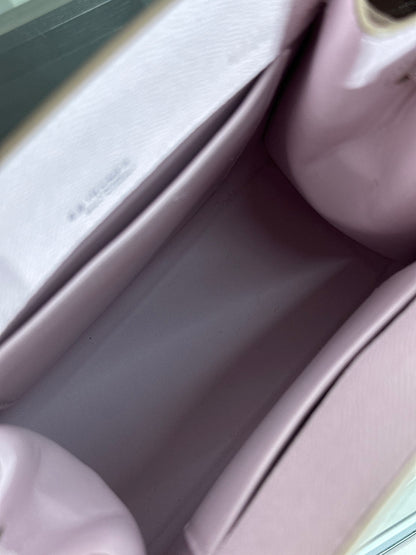 HERMES Kelly sport PM - Mauve Pale 09 夢幻粉銀 B