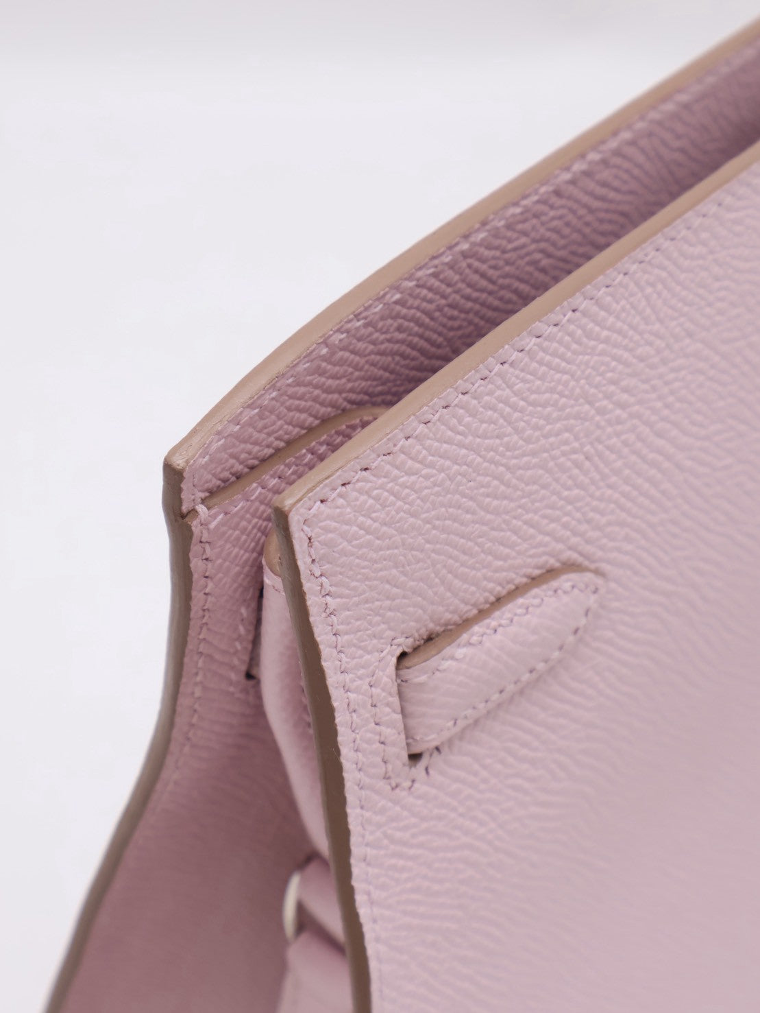 HERMES Kelly sport PM - Mauve Pale 09 夢幻粉銀 B