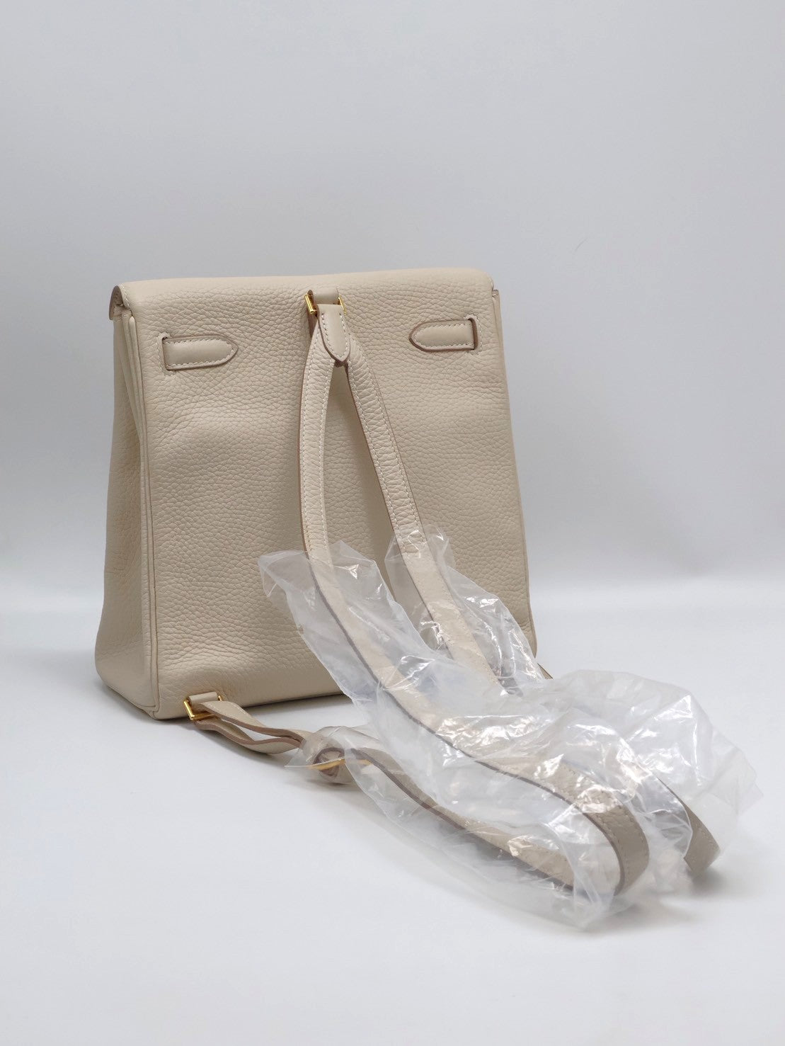 HERMES Kelly Ado PM- Craie 10 奶昔白金