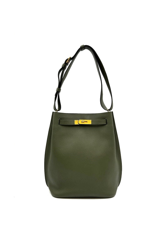 HERMES So kelly 26 - 橄欖綠金 T