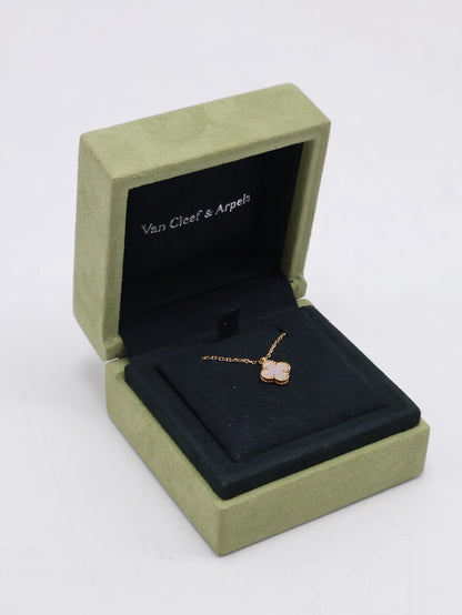 Van Cleef & Arpels 白珍珠母貝18K金項鍊 - sweet Alhambra