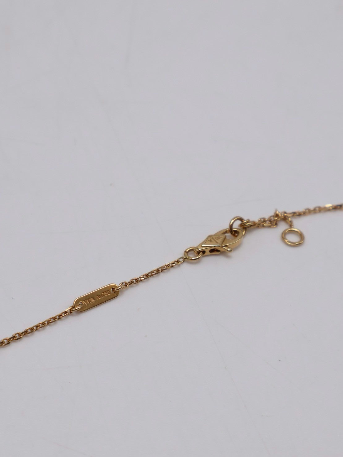 Van Cleef & Arpels 白珍珠母貝18K金項鍊 - sweet Alhambra