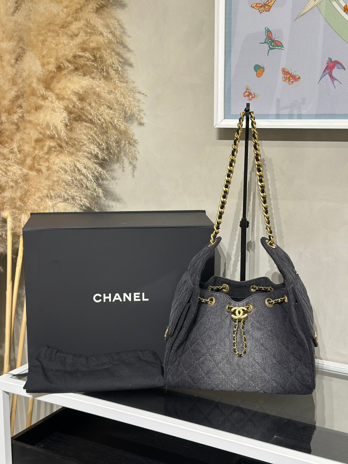 CHANEL 25 Hobo Bag - 小號牛仔漸層黑金