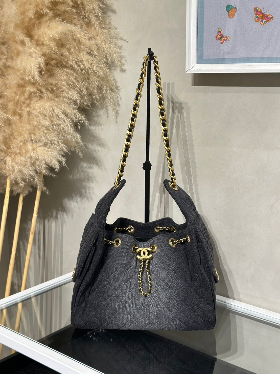 CHANEL 25 Hobo Bag - 小號牛仔漸層黑金