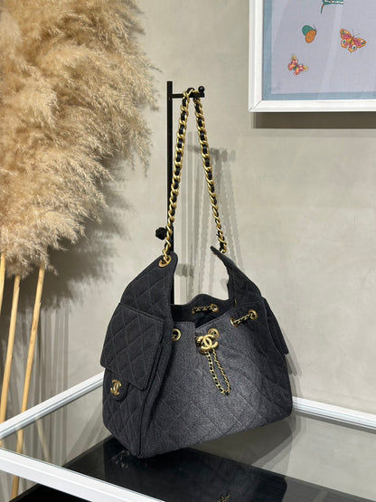 CHANEL 25 Hobo Bag - 小號牛仔漸層黑金