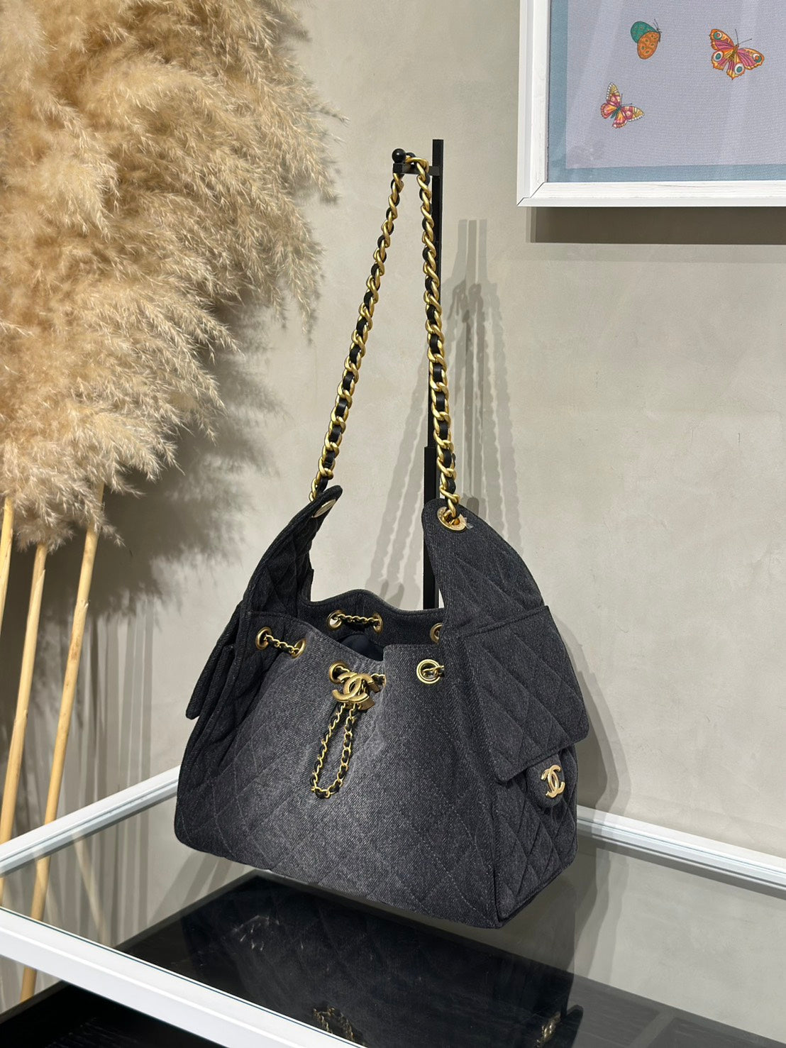 CHANEL 25 Hobo Bag - 小號牛仔漸層黑金