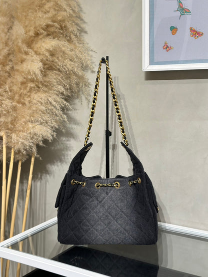 CHANEL 25 Hobo Bag - 小號牛仔漸層黑金