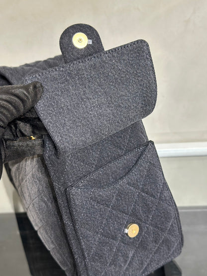CHANEL 25 Hobo Bag - 小號牛仔漸層黑金