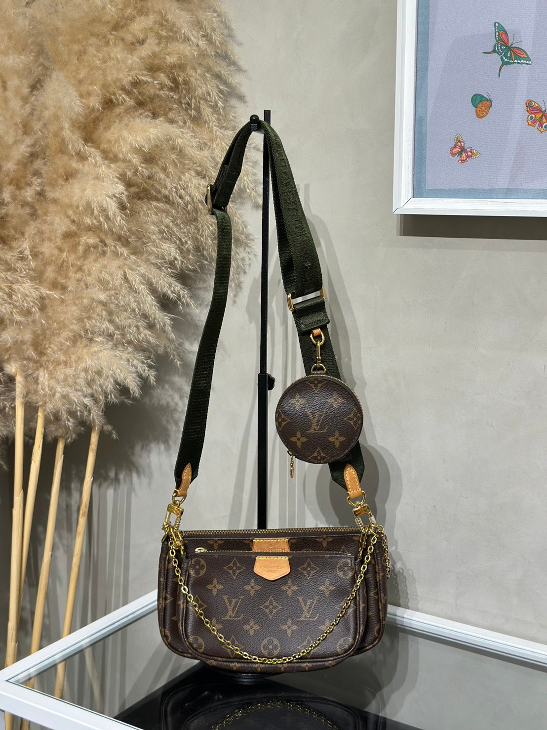 LOUIS VUITTON 五合一麻將包 - 綠