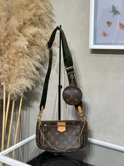 LOUIS VUITTON 五合一麻將包 - 綠