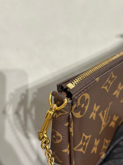 LOUIS VUITTON 五合一麻將包 - 綠