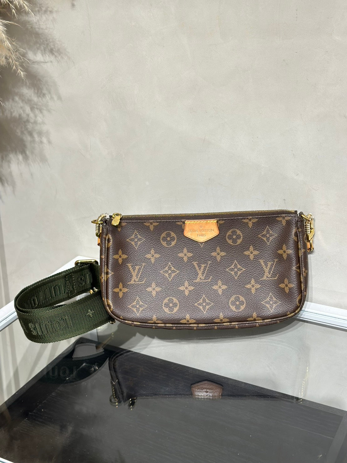 LOUIS VUITTON 五合一麻將包 - 綠