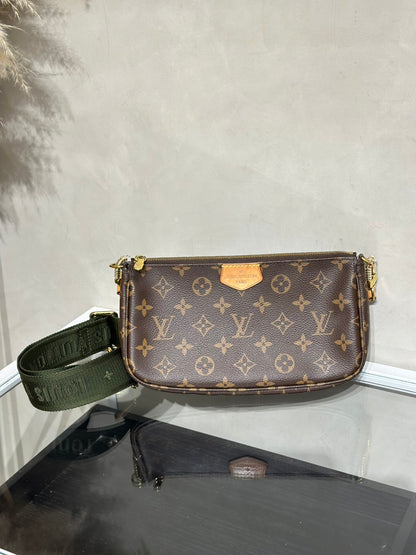 LOUIS VUITTON 五合一麻將包 - 綠