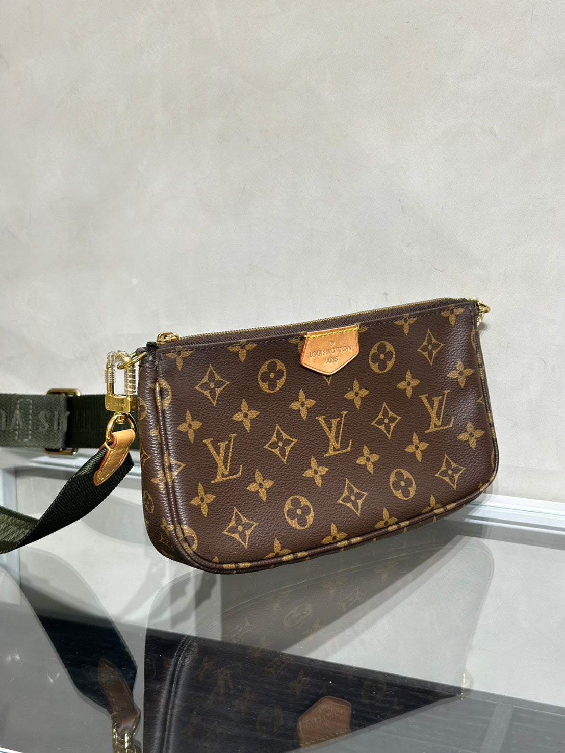 LOUIS VUITTON 五合一麻將包 - 綠