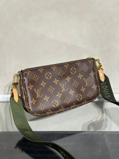 LOUIS VUITTON 五合一麻將包 - 綠