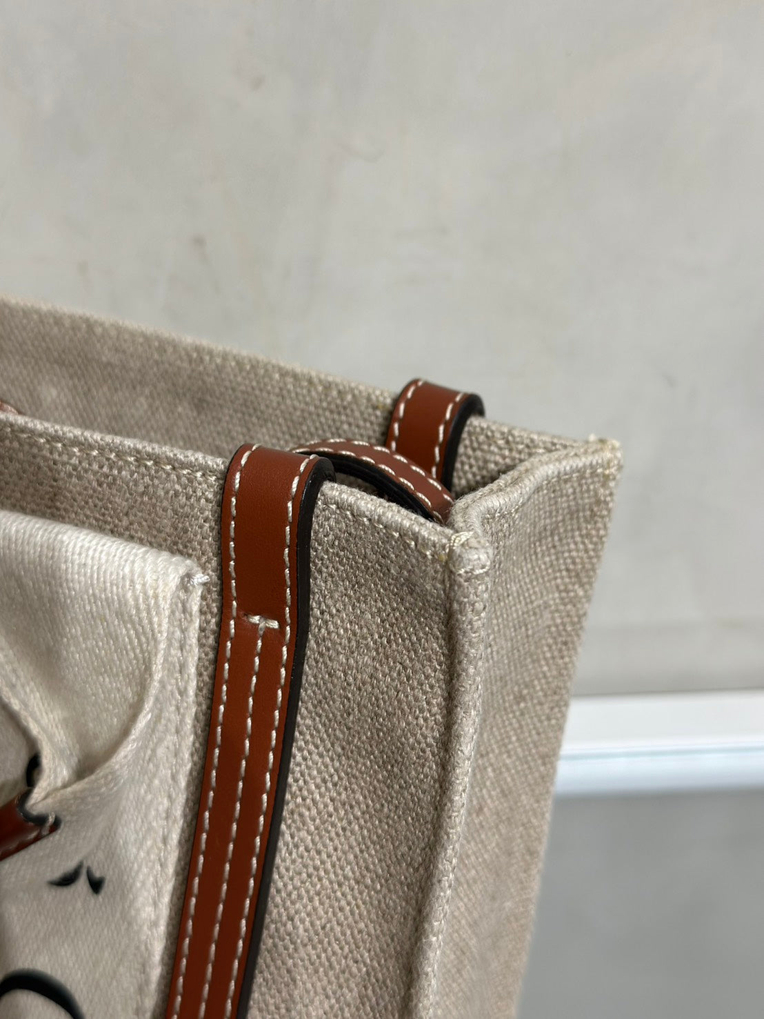 Chloe Woody Mini Tote - 棕
