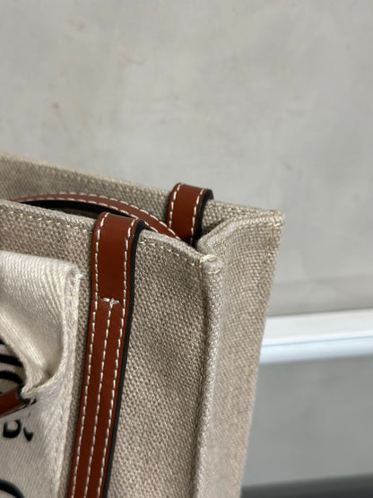 Chloe Woody Mini Tote - 棕