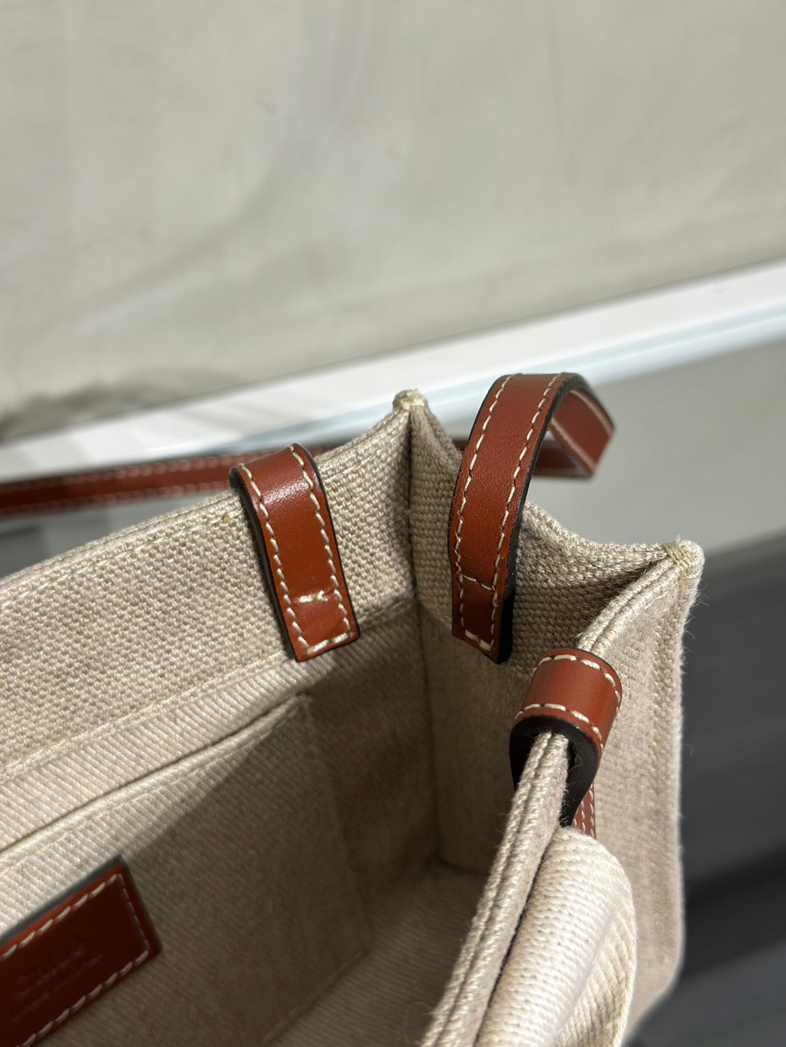 Chloe Woody Mini Tote - 棕