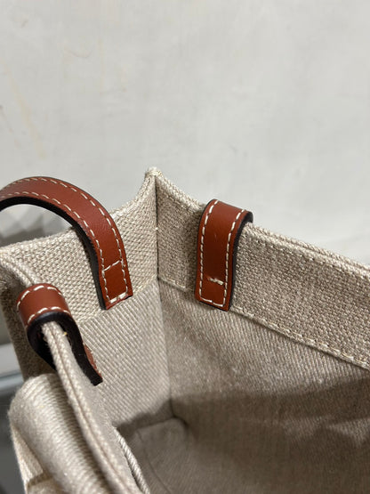 Chloe Woody Mini Tote - 棕