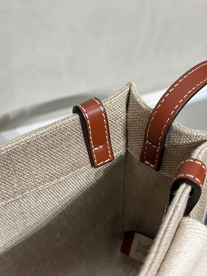 Chloe Woody Mini Tote - 棕