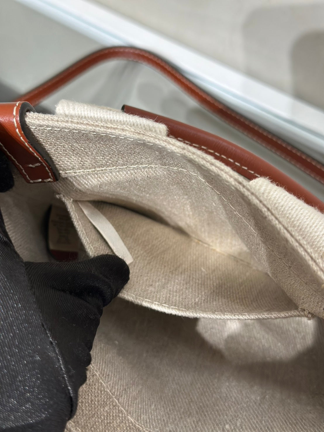 Chloe Woody Mini Tote - 棕