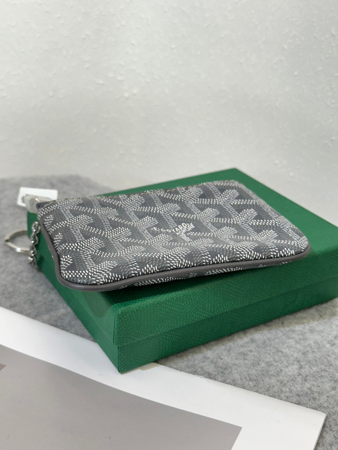 GOYARD Senat nano vert 鑰匙扣零錢包 - 灰