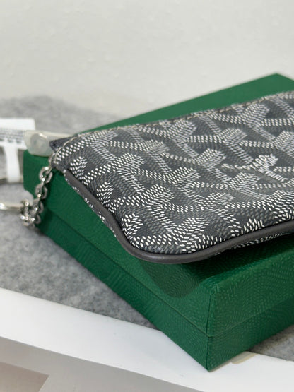 GOYARD Senat nano vert 鑰匙扣零錢包 - 灰