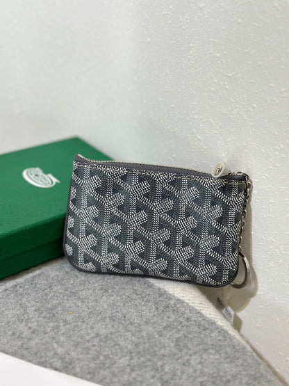 GOYARD Senat nano vert 鑰匙扣零錢包 - 灰