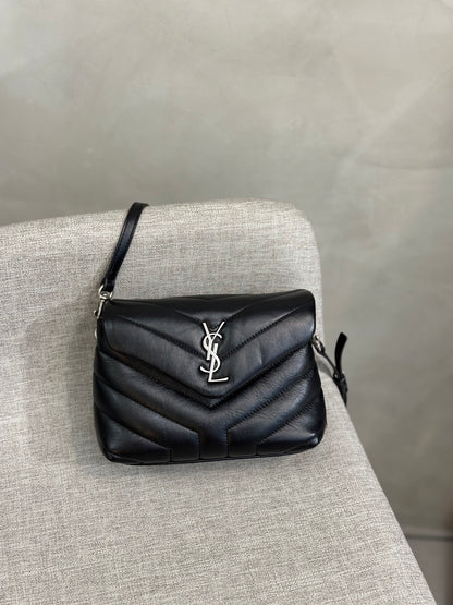 YSL Loulou toy bag - 黑銀