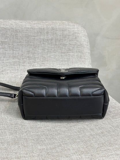 YSL Loulou toy bag - 黑銀