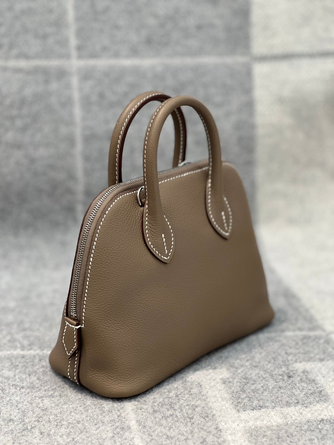 HERMES Mini bolide - 灰銀