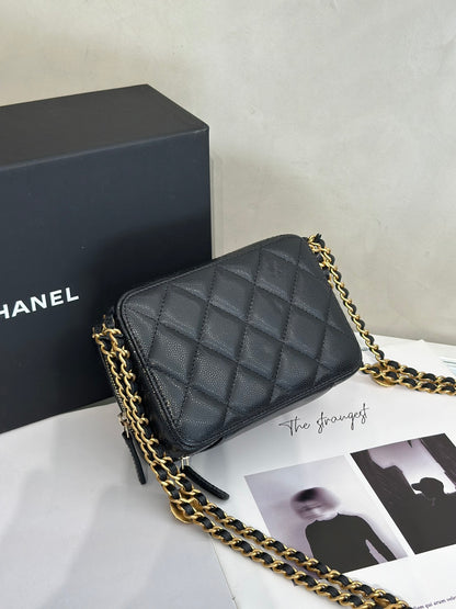 CHANEL 22A迷你相機包 - 黑金