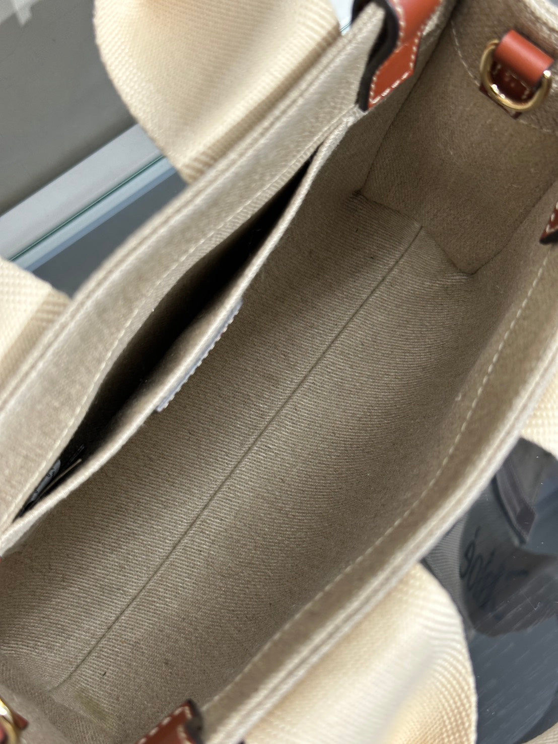 Chloe Woody Tote - 小號棕