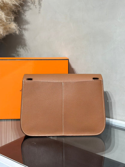 HERMES Halzan 25 - Gold 37 金棕金 Y