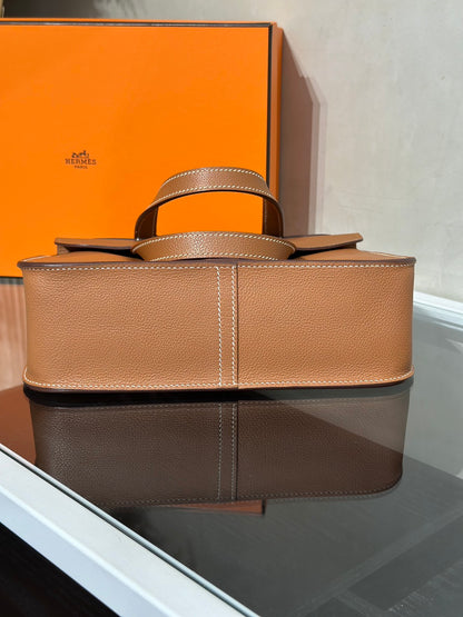 HERMES Halzan 25 - Gold 37 金棕金 Y