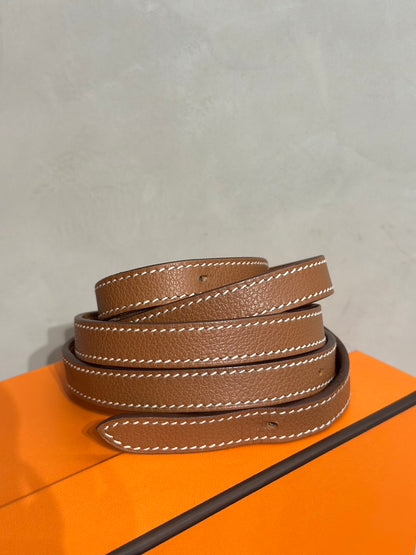 HERMES Halzan 25 - Gold 37 金棕金 Y