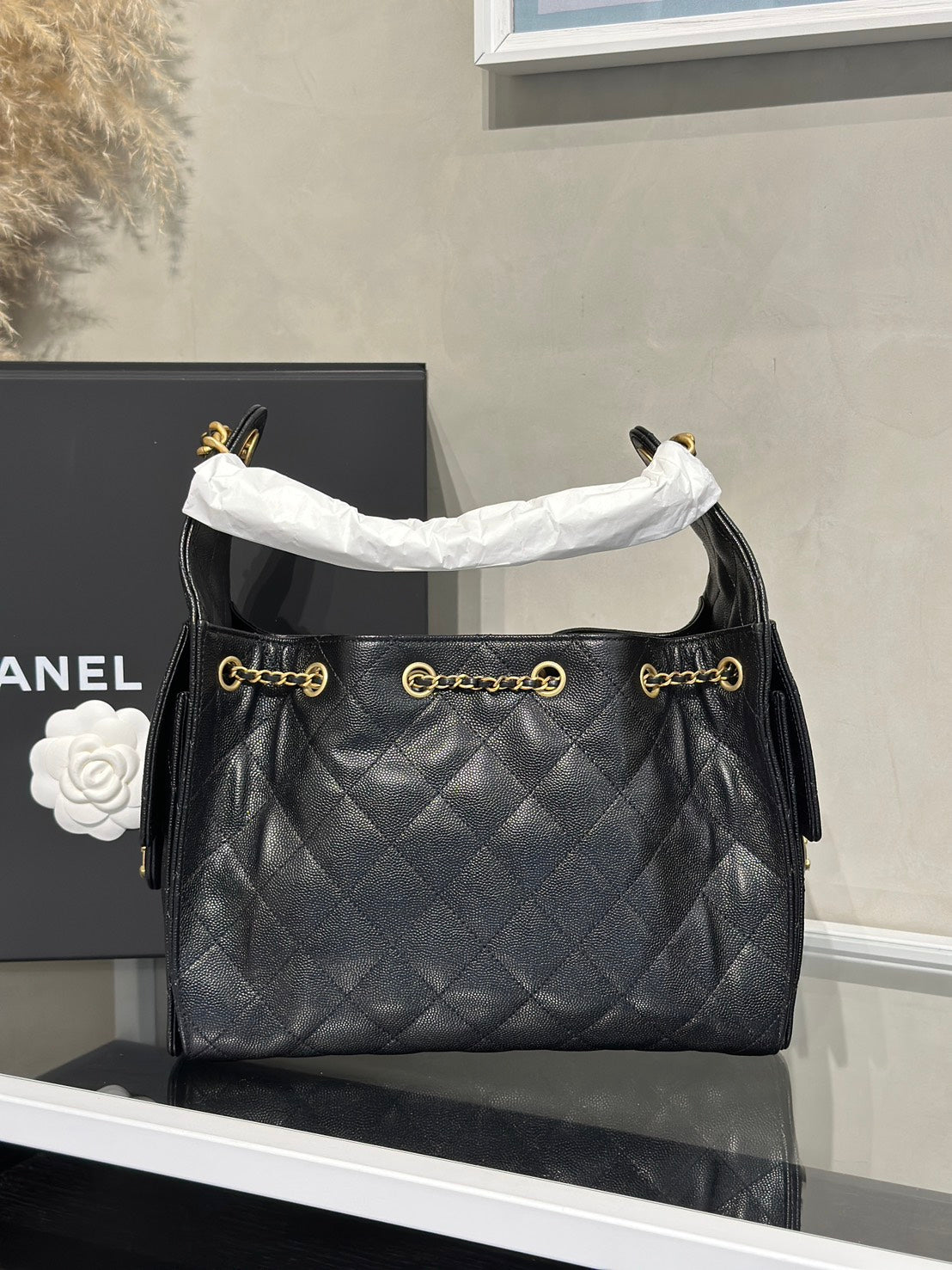CHANEL 25 Hobo Bag - 小號黑金