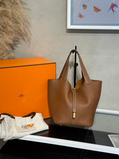 HERMES Picotin 22 - Gold 37 金棕金 U