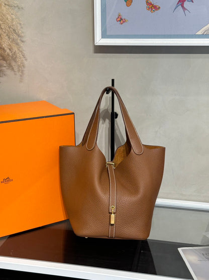 HERMES Picotin 22 - Gold 37 金棕金 U