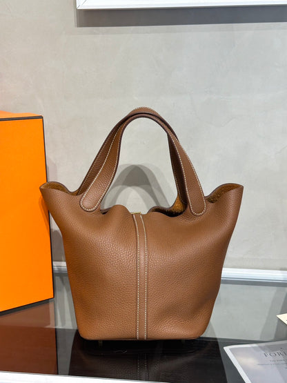 HERMES Picotin 22 - Gold 37 金棕金 U